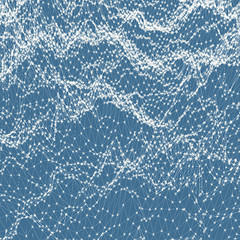 Image showing Abstract grid background. Water surface. Vector illustration. 