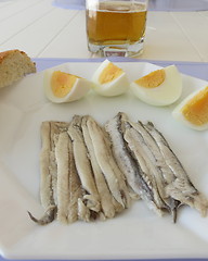 Image showing Spanish tapas - Boquerones