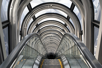 Image showing Escalators