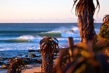 Image showing Surfing waves