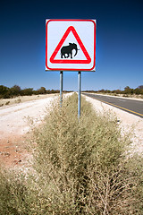 Image showing Elephant sign