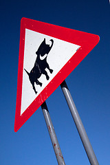 Image showing Caution sign