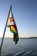 Image showing National flag of Zimbabwe