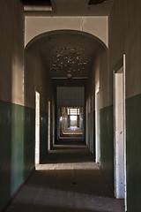 Image showing abandon hallway