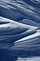 Image showing Snow drift
