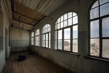 Image showing Abandon hallway