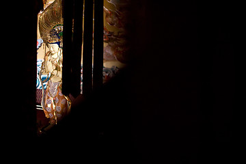 Image showing Banner in a temple