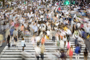 Image showing Shibuya blur