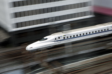 Image showing Bullet train 