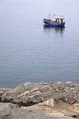 Image showing Boat in a harbour