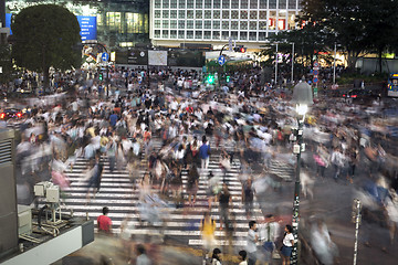 Image showing Shibuya crossing