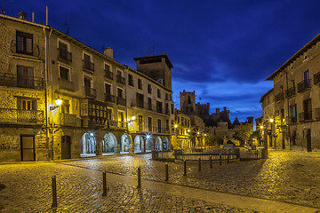 Image showing Olite town square