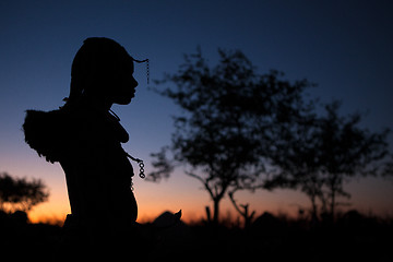Image showing Himba sunset