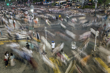 Image showing Shibuya crossing