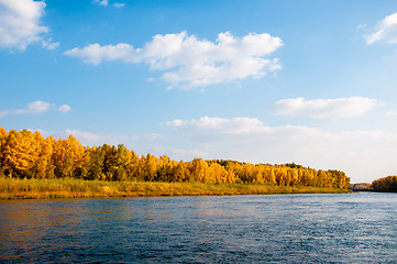 Image showing Autumn River Ural