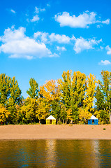 Image showing Autumn River Ural