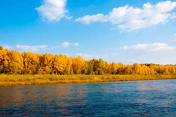 Image showing Autumn River Ural