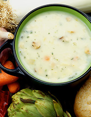 Image showing Artichoke Creamy Soup