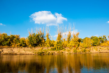 Image showing Autumn River Ural