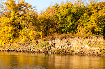 Image showing Autumn River Ural