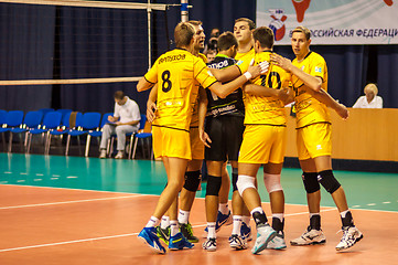 Image showing The game of volleyball