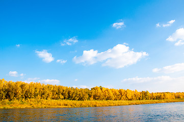 Image showing Autumn River Ural