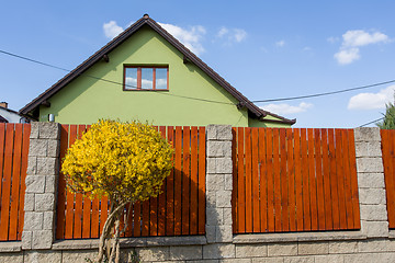 Image showing repaired rural house