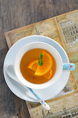 Image showing Orange tea