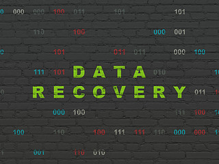 Image showing Information concept: Data Recovery on wall background