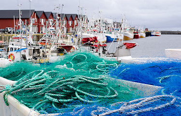 Image showing Fishing harbour-Andenes