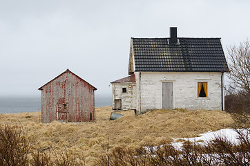 Image showing Abandoned house in rural Norway