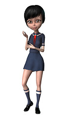 Image showing Japanese Schoolgirl
