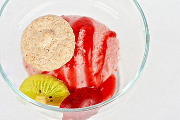 Image showing Fruit ice cream