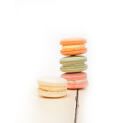 Image showing colorful french macaroons 