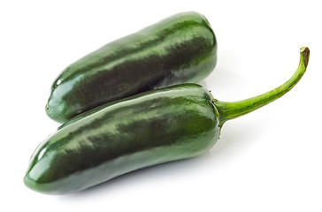 Image showing two jalapeno peppers