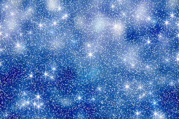 Image showing Snow Stars Christmas Background 11