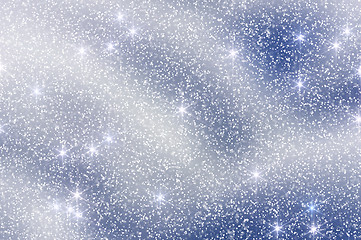 Image showing Snow Stars Christmas Background 10