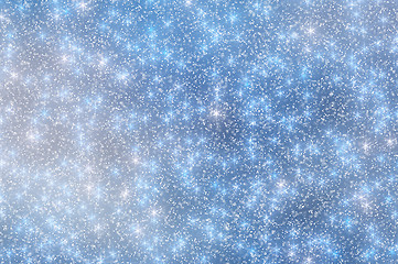 Image showing Snow Stars Christmas Background 2