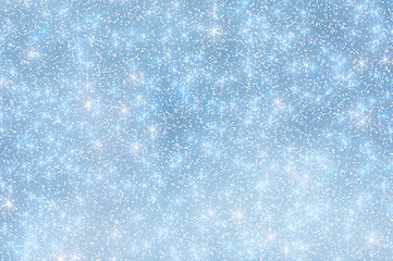 Image showing Snow Stars Christmas Background 7