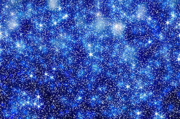Image showing Snow Stars Christmas Background 12