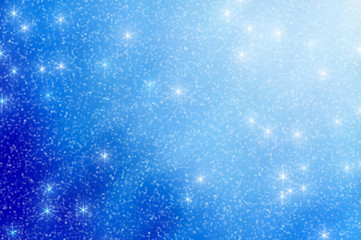 Image showing Snow Stars Christmas Background 9