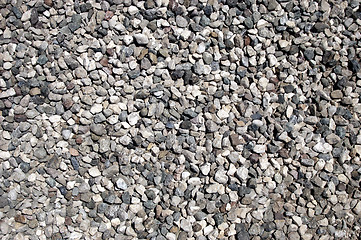 Image showing Gravel Road Surfaces Texture Backgrounds