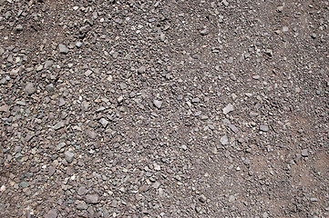 Image showing Gravel Road Surfaces Texture Backgrounds