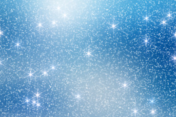 Image showing Snow Stars Christmas Background 4