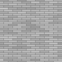 Image showing Grey Brick Wall