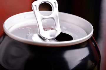 Image showing close up view of beer can