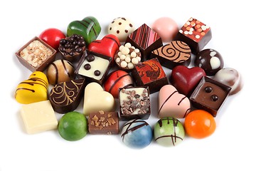 Image showing Chocolate candies
