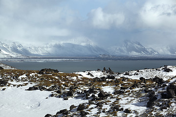 Image showing Impressive volcanic landscape on the Snaefellsnes peninsula