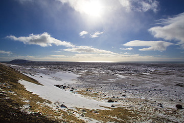 Image showing Impressive volcanic landscape on the Snaefellsnes peninsula