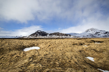 Image showing Impressive volcanic landscape on the Snaefellsnes peninsula